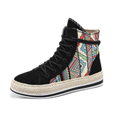 High-top Canvas Casual Board Shoes