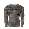 Advanced 3D Printed Pattern Loose Round Neck Pullover Men's T-shirt