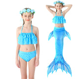 Ropa de bikini de traje de baño de sirena para niños