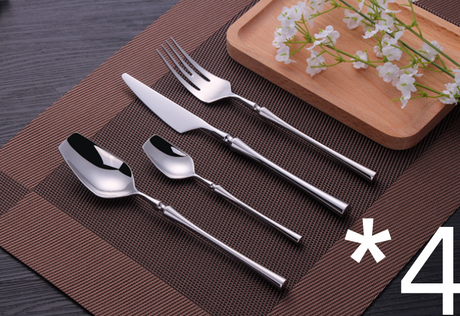 Four-piece Stainless Steel Cutlery Spoon