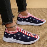 Large Size Flyknit Casual Pumps Women's Fashion XINGX