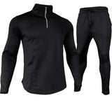 Men's Suit Long Sleeve Polo Wear Sports Suit