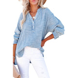 Loose Casual Style Cotton Pullover