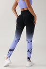 Gradient Tie-dye Yoga Seamless Female Running Workout Pants