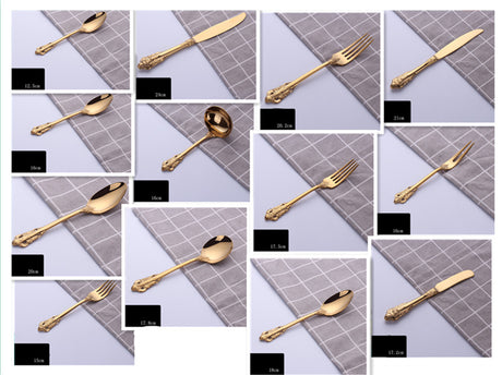 Four-piece Stainless Steel Cutlery Spoon