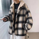 Cashmere Plaid Coat For Men