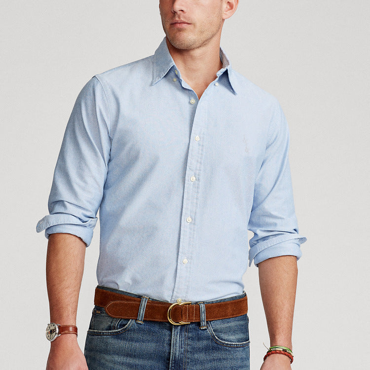 Men's Long-sleeved Shirt Spring And Autumn Business Casual