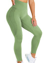 Snowflake Jacquard Seamless Yoga Workout Ankle Length Pants