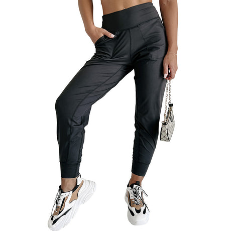 Fall High Waist Ankle-tied Women's Casual Pants