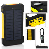 Luces de camping con cargador solar ultrafino universal para teléfono móvil