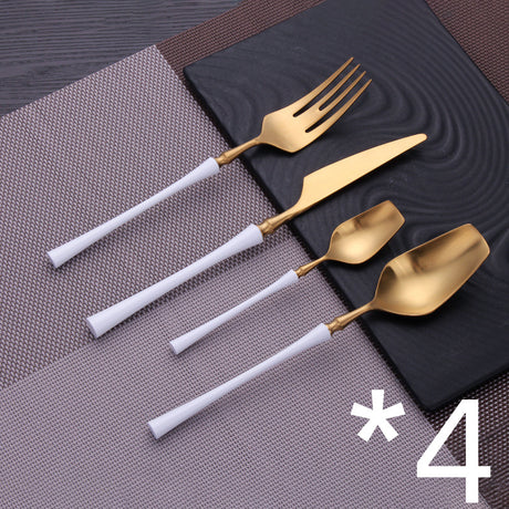 Four-piece Stainless Steel Cutlery Spoon