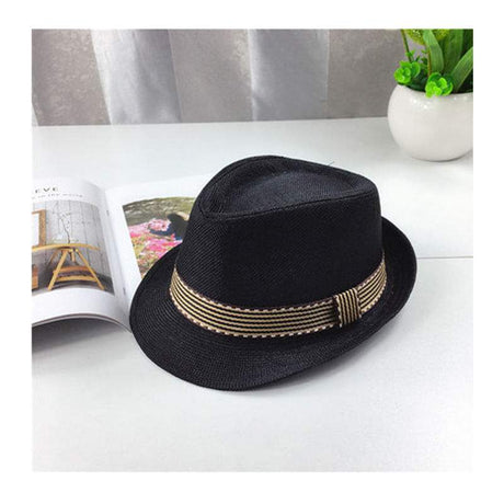 Children's performance jazz straw hat