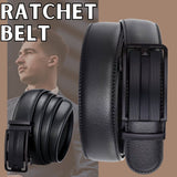 Men's Ratchet Belt Leather Mens Belt With Slide Buckle Ratchet Belts For Men USA