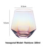 Clear glass cup whiskey glass