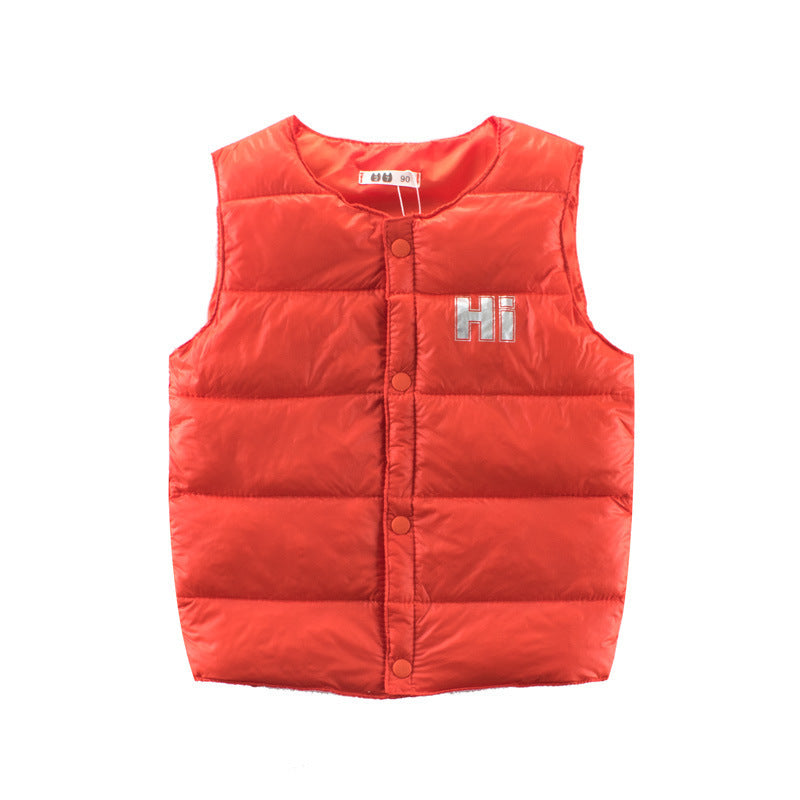 Down cotton vest