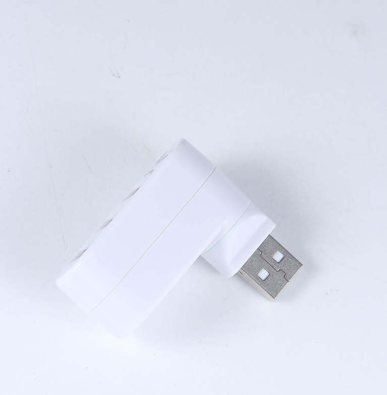 Divisor USB, divisor de concentrador USB, interfaz múltiple, eje de expansión de alta velocidad 2,0, color giratorio