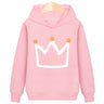 Sudadera Crown con capucha y terciopelo