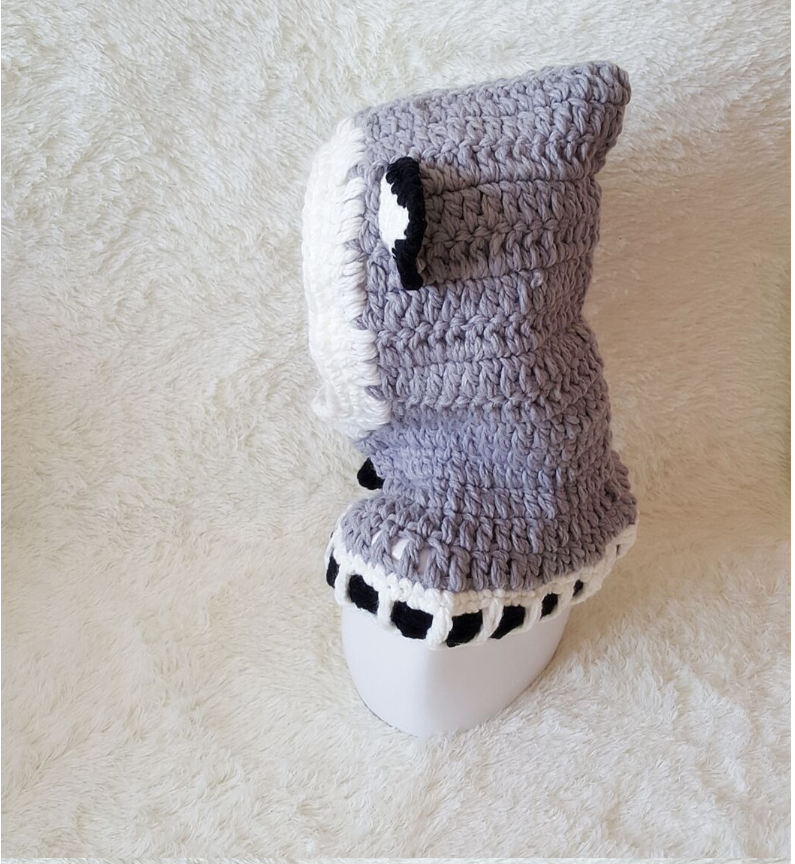 Gorro de punto de lana para niños, gorros de capa con orejeras cálidas tejidas a mano para hombres y mujeres