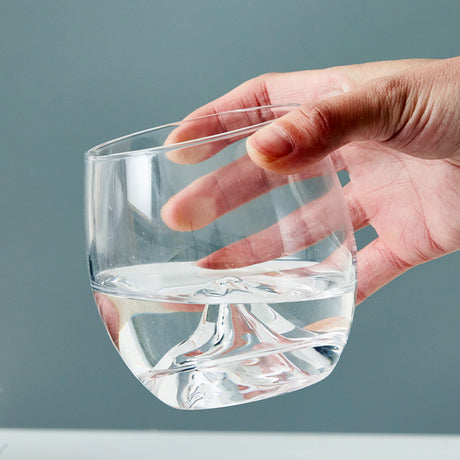 Taza de agua potable familiar de cristal de arcoíris de cristal de colores nórdicos, taza deslumbrante