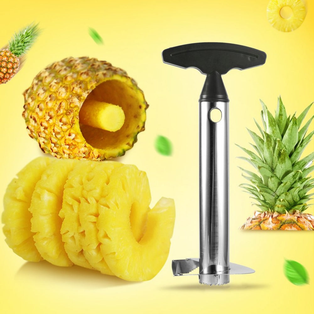 Pelador de piña, separador de pulpa de acero inoxidable, extractor de núcleo, herramientas de fruta