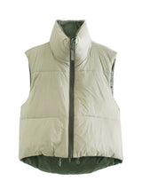 Women's Reversible Cotton-padded Coat Vest