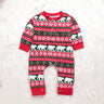 Infant Baby Boys Girls Christmas Santa XMAS Letter Plaid Romper Jumpsuit Outfits baby clothes winter clothe