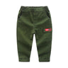 Children's cotton slim feet casual pants