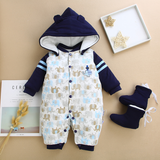 Warm Thick Baby Jumpsuit Newborn Climb Clothes