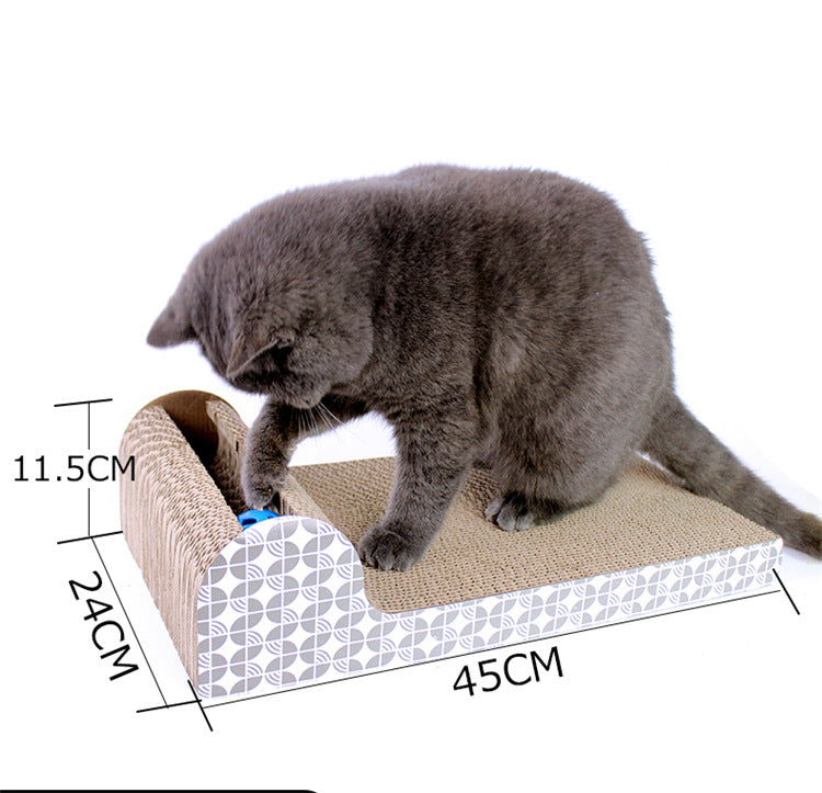 Cat toy corrugating paper claw grinder