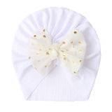 Children's Bow Knot Pullover Hat Baotou