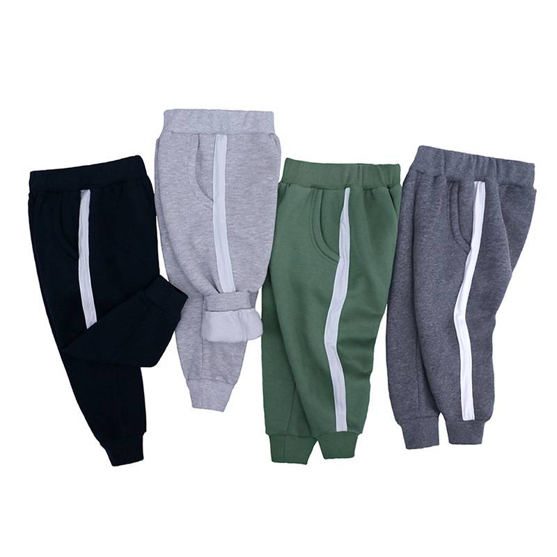 Fashion Simple Children's Fleece Sweatpants