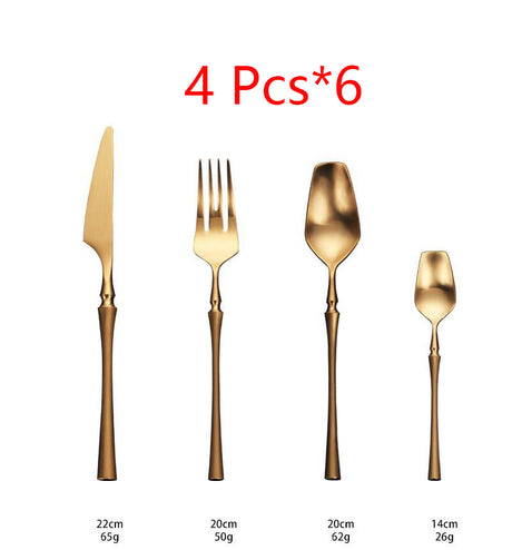 Four-piece Stainless Steel Cutlery Spoon