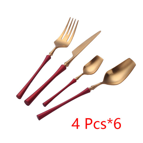 Four-piece Stainless Steel Cutlery Spoon