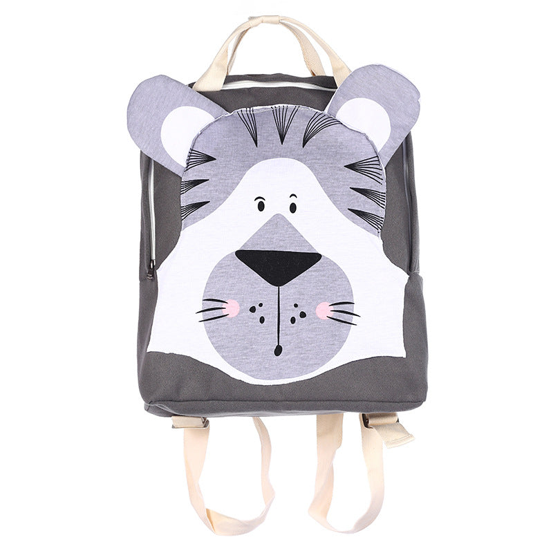 Mochila animal tridimensional de dibujos animados Mochila escolar para niños