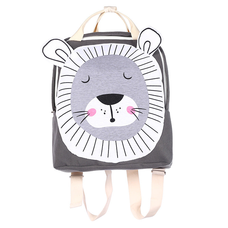 Mochila animal tridimensional de dibujos animados Mochila escolar para niños