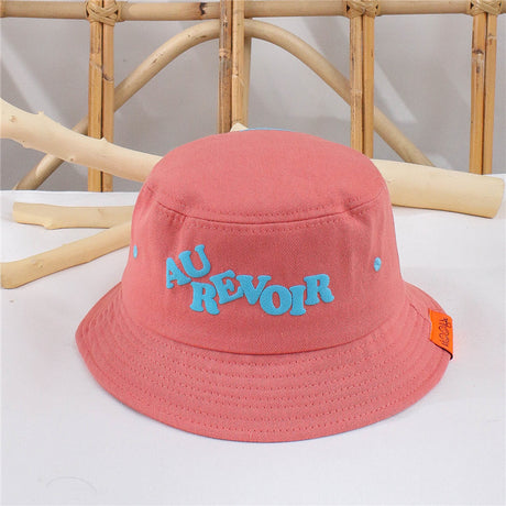 Versión coreana de sombrero de pescador para niños, sombrero para bebés de primavera y otoño, protector solar de verano para niños, sombrero fino con visera salvaje, tendencia