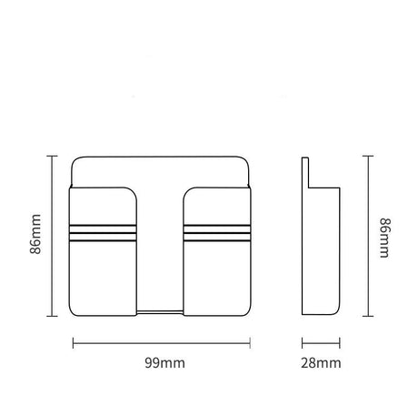 Mobile Phone Charging Storage Rack Punch-free Sticky Storage Box