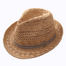 Sombrero de paja para padres e hijos, sombrero de Jazz transpirable, sombrero de copa británico, sombrero de verano para hombres, sombrero de Panamá, sol de playa para niños