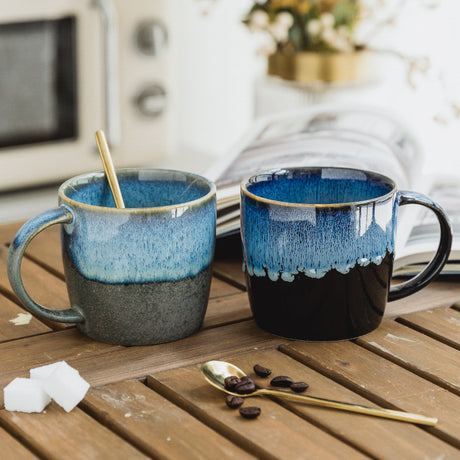 Taza Retro creativa, taza de café, Taza de cerámica, taza de desayuno Simple para el hogar, taza de leche y avena, taza de agua, taza de té