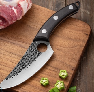 Kitchen Knife Meat Cleaver Slaughtering Butcher Knife Chopping Boning Knife Raw Fish Filleting Cooking Tool