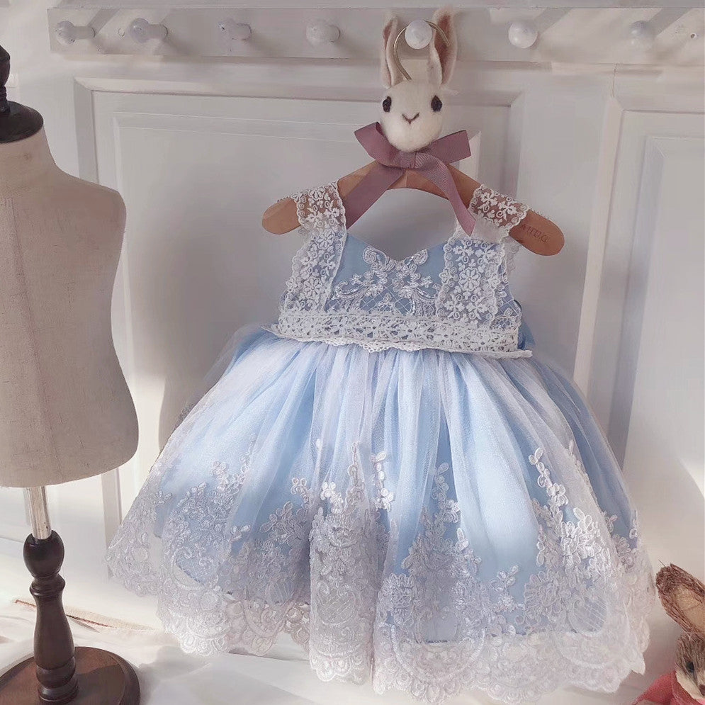 Vestido de cumpleaños para niña, vestido de princesa