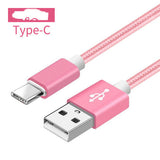 Compatible WithApple , Data Cable Nylon Braided V8 Charging Cable