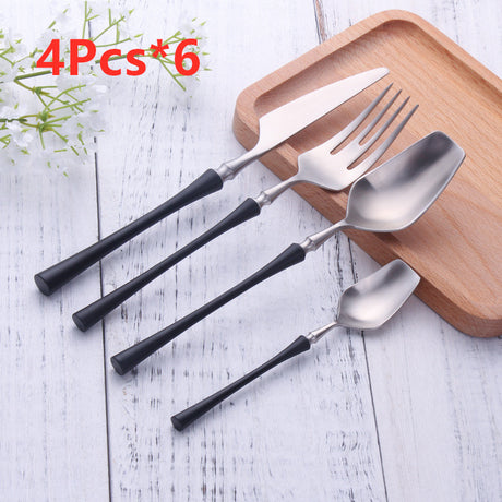 Four-piece Stainless Steel Cutlery Spoon