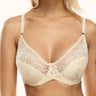 Double-breasted Underwire Lace Underwear