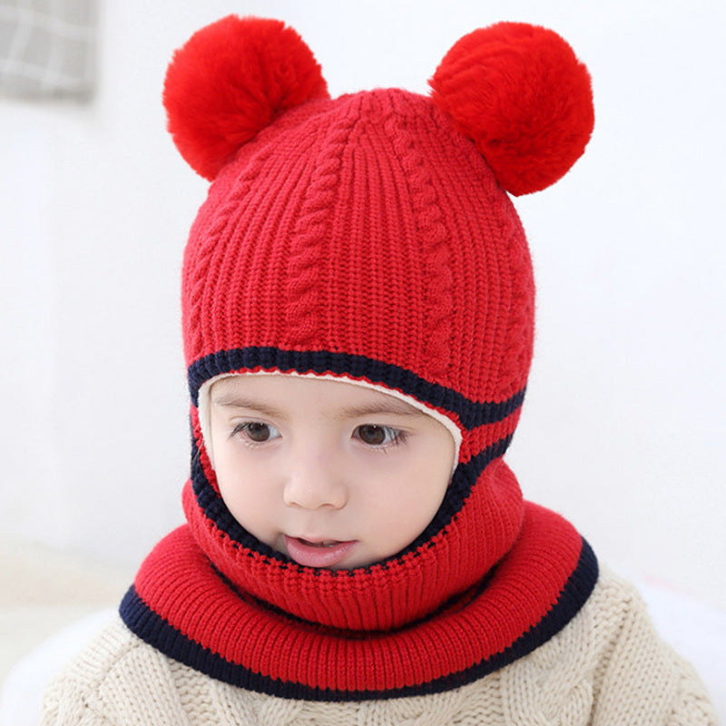 Gorro bufanda de invierno para bebé