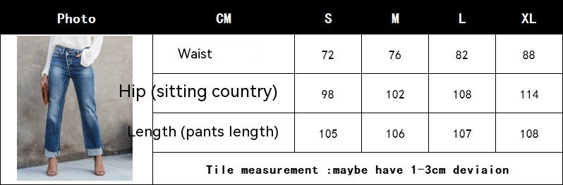 Nuevos pantalones de pierna recta de cintura alta Temperament Commute