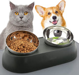 Pet Neck Protection Cat Oblique Mouth Anti-tumble Bowl