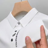 Lapel Traceless Ventilation Fashion Fashion Short-sleeved T-shirt Polo Shirt