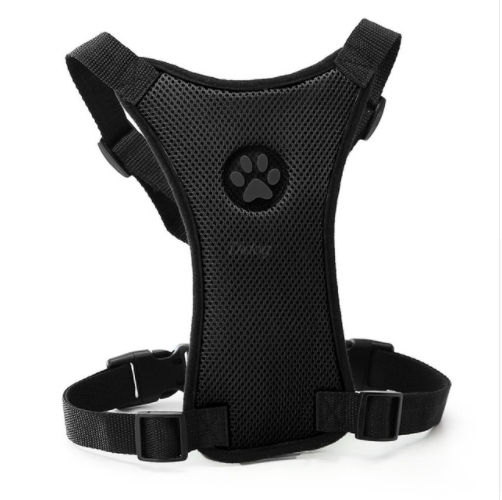 Dog supplies Breathable mesh chest straps Pet car safety chest back