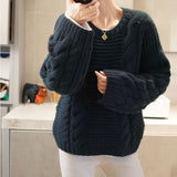 Loose And Lazy Style Knitwear Temperament Wild